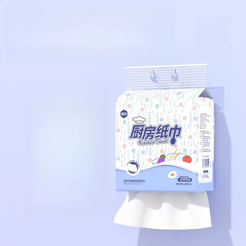 

Кухонные бумажные полотенца для дома, подвесные, 200 листов, большой пакет, специальные для кухни, с вытягиванием
