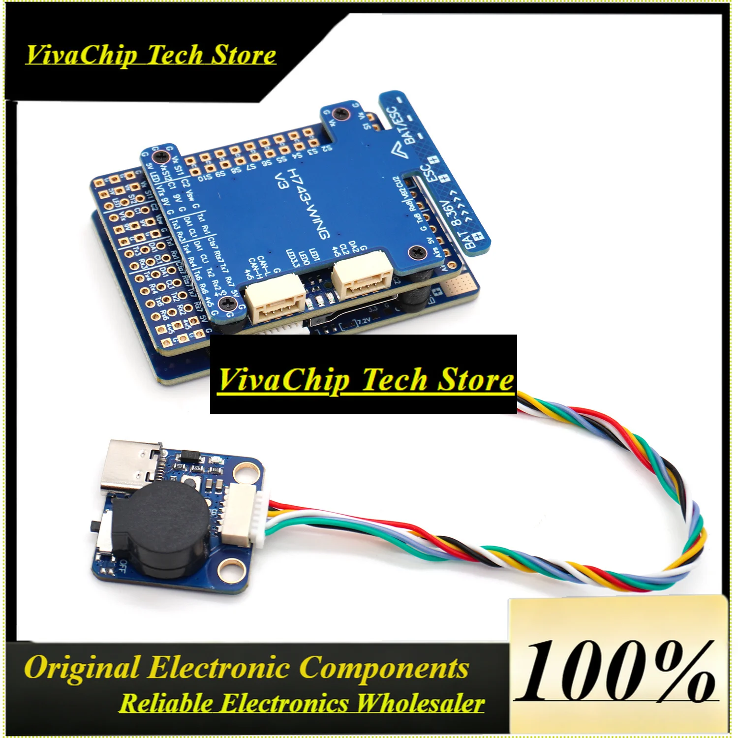 VivaYSIDO WING V2 Built-in OSD Support Dual Camera INAV Flight Controller For RC FPV Airplane Fixed Wing Drones