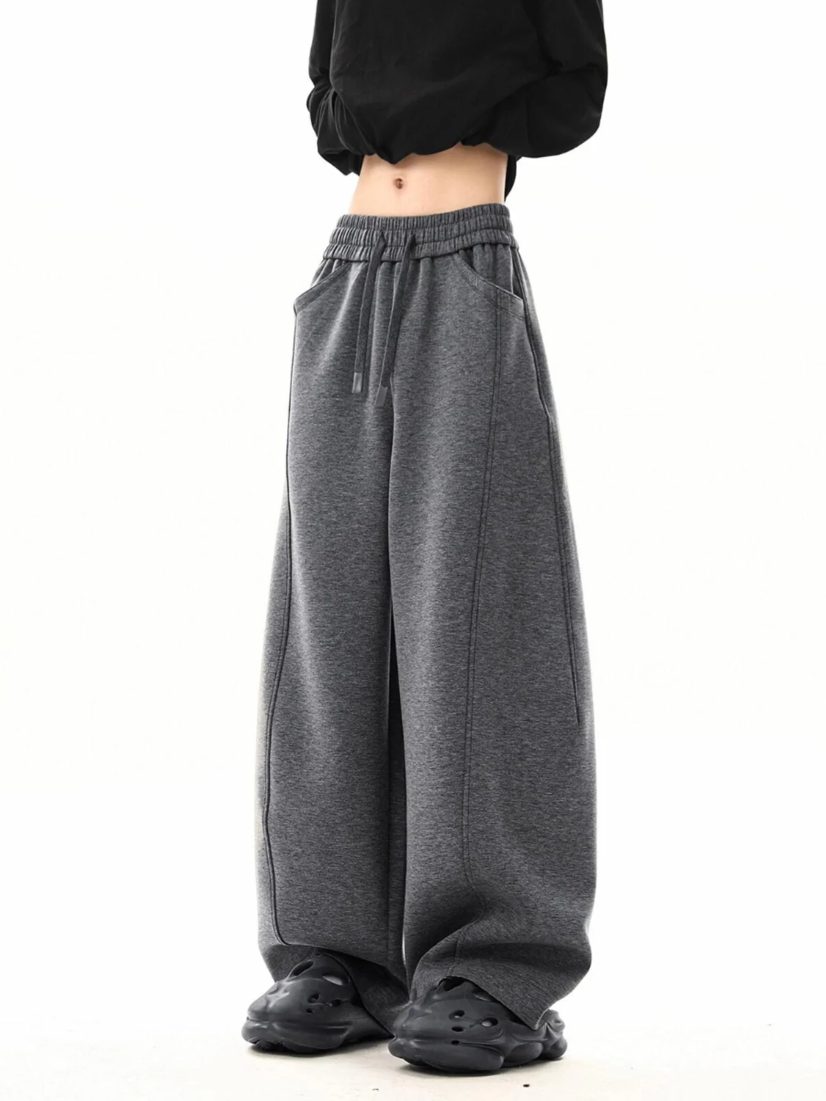 

Мужские повседневные брюки Deep ey High Street: модные, однотонные, широкие, удобные, свободного кроя, молодежные, популярные