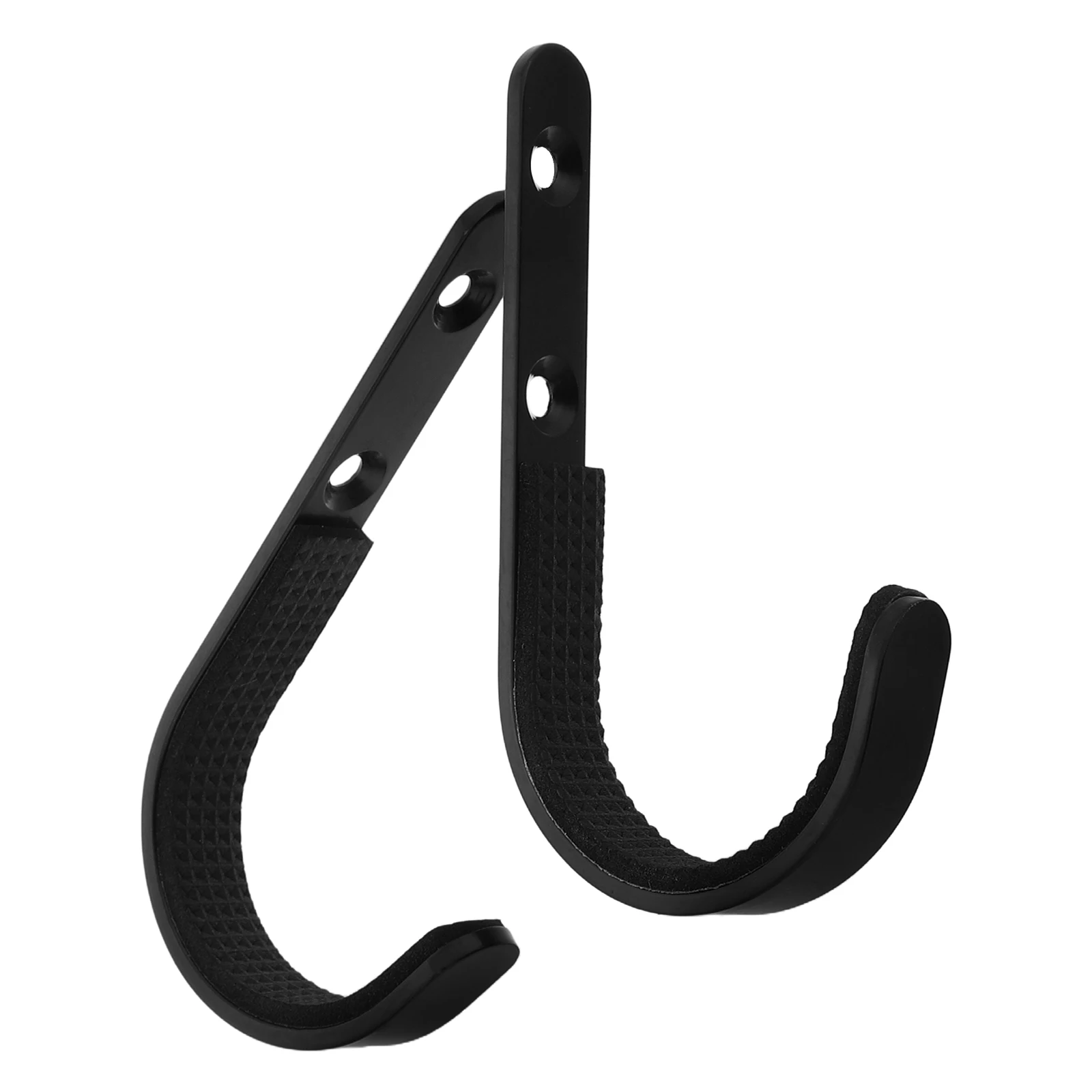 

2 Pcs Stainless Steel Wall-mounted Shed for Hanging Garden Tools Power Tool Garage Utility Small Hooks Ladder Hooks