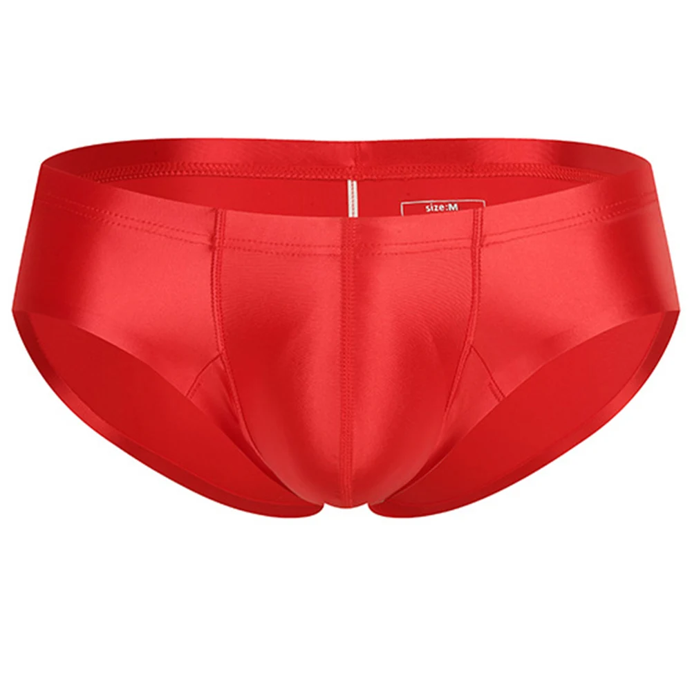 

Мужские блестящие глянцевые пижамные шорты-боксеры, эластичное нижнее белье для взрослых, дышащие трусы-бикини для дома и отдыха, мужские трусы