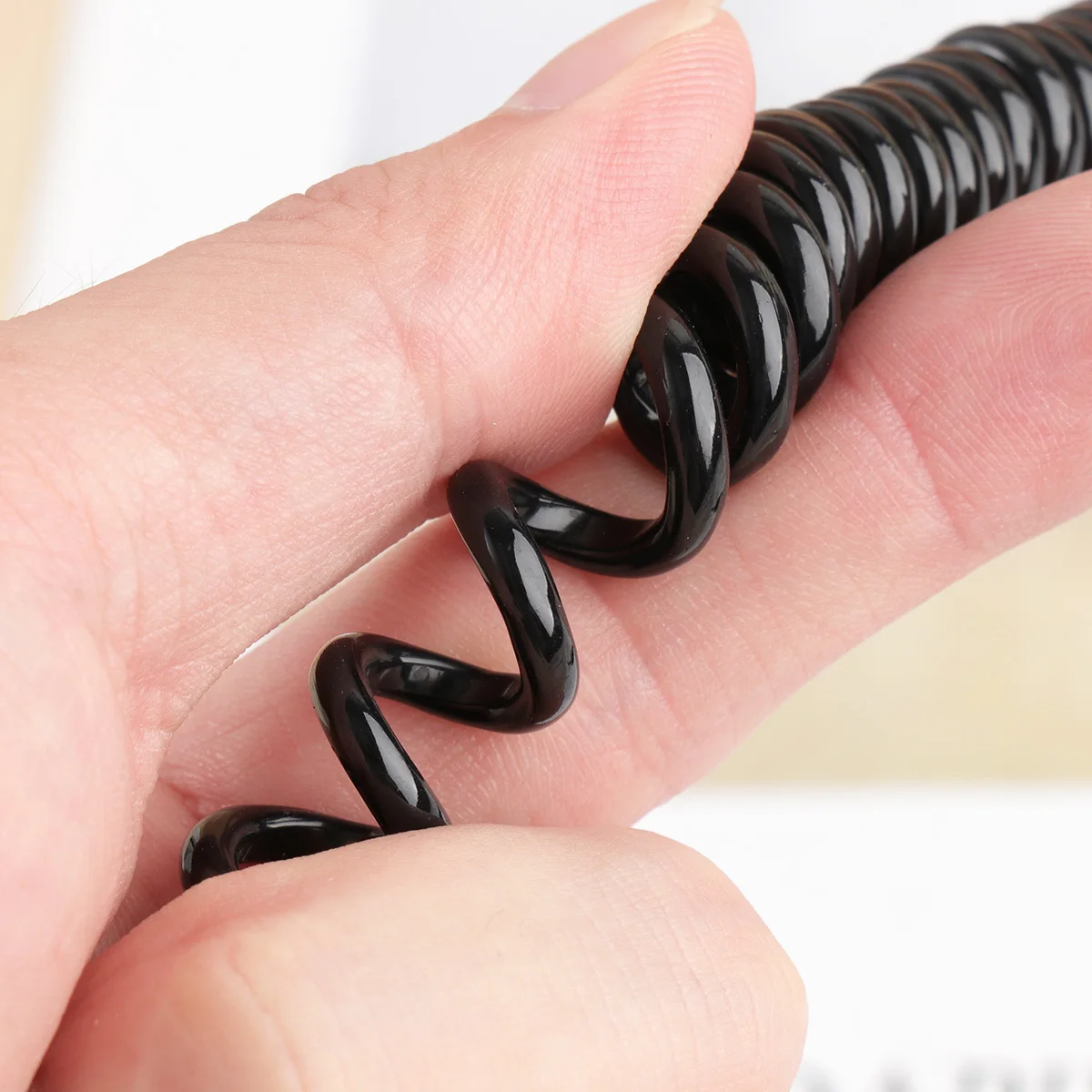 

3.5mm Male to Female Audio Extension Cable Flexible Spring Design High-Fidelity Shielding Anti-Jamming for Headphone