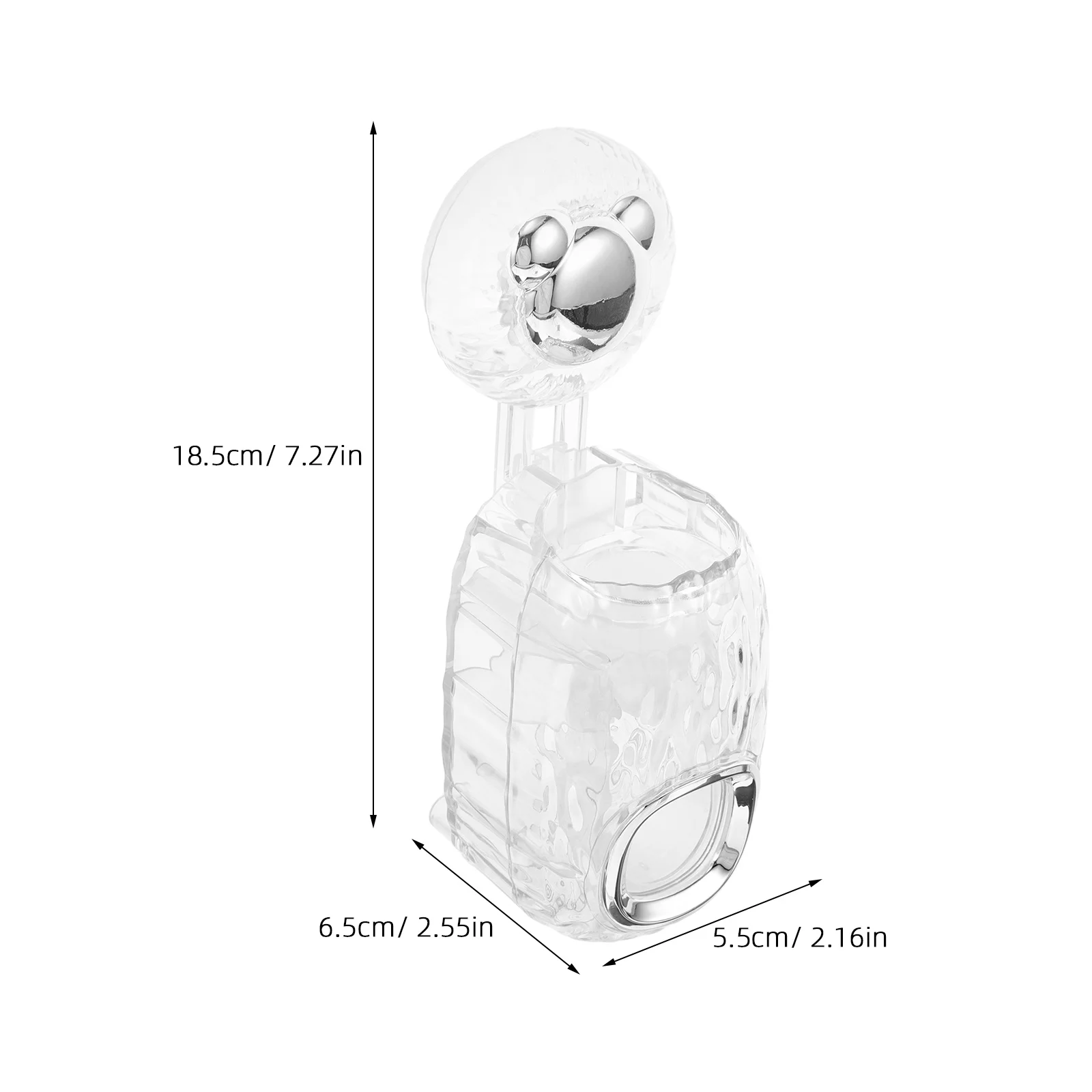 موزع معجون الأسنان الأوتوماتيكي على الحائط، كوب شفط، تصميم شفاف للحمام، سهل التركيب، لا يتطلب مثقاب بدون جهد