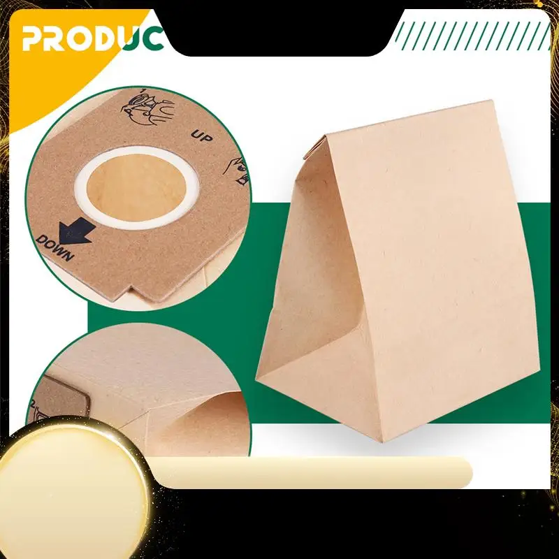 

X40A_XA-10 Pcs Vacuum Cleaner Kraft Paper Dust Bags Dual Filter Dust Bag Fit For Z1480 ZW1200-211 ZC1120B ZC1120R ZC1120Y ZMO151