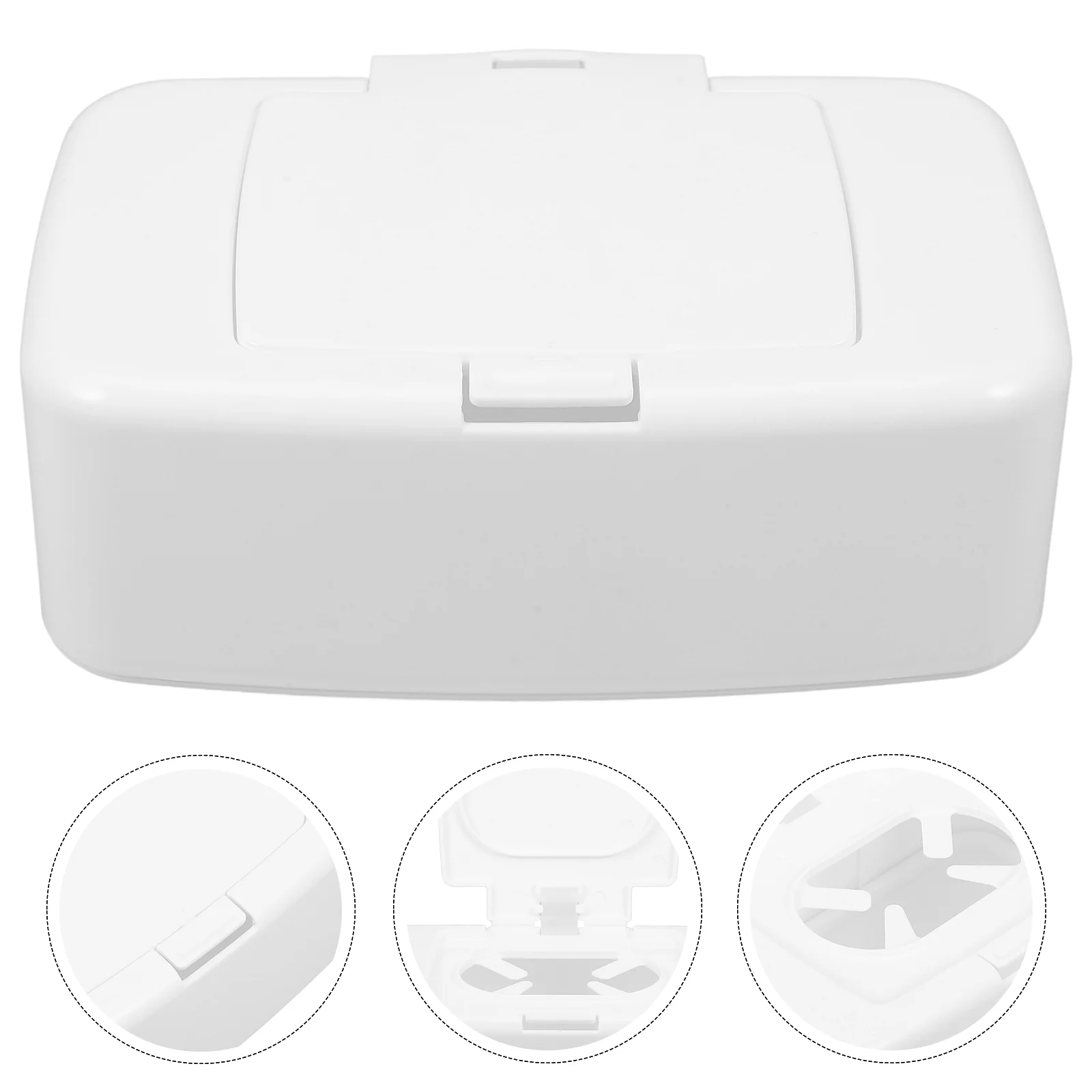

Baby Wipe Dispenser Face Wipes Portable Household Holder Black Disposable Gloves