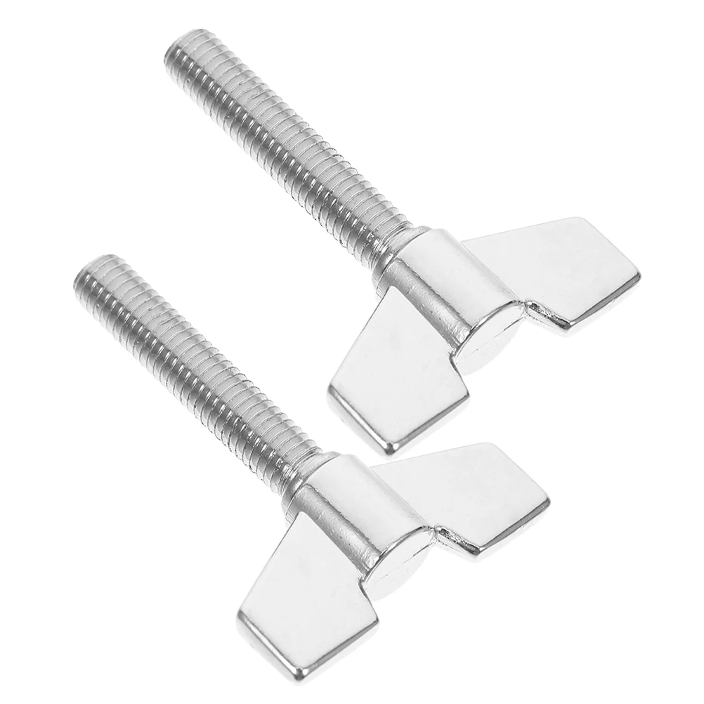 

2pcs Knob Drum Cymbal Nuts Steel Drum Stand Accessories Stand Floor Accessory Wing Hardware Replacement Precision