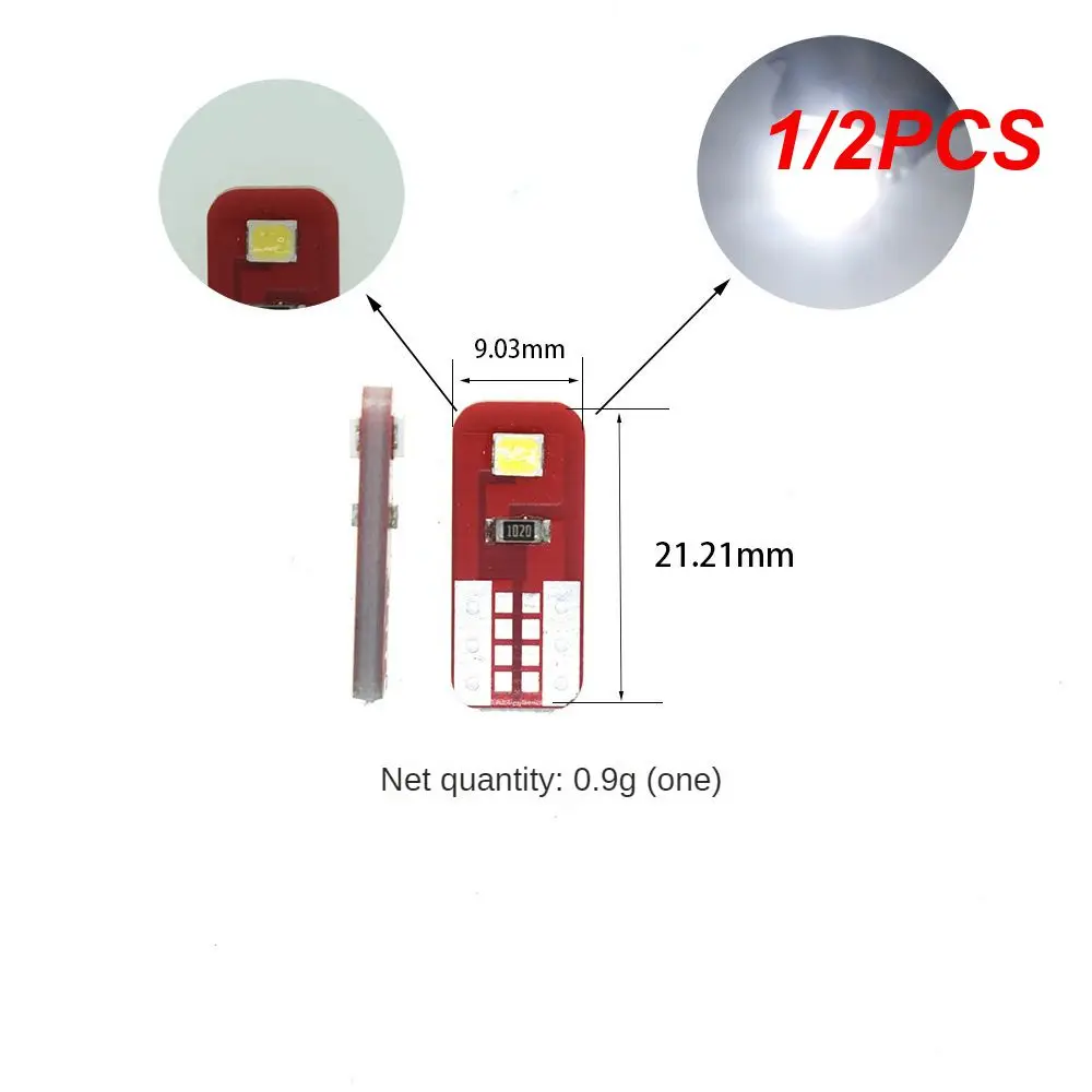 1/2PCS Door Lights Power 3w Easy To Install Good Quality Brand New High Thermal Conductivity Signal Light The Width Light