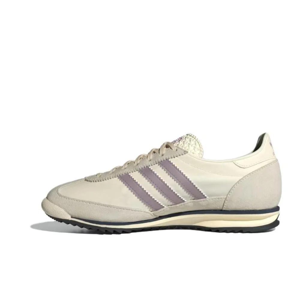 Adidas SL 72 men's and women's trend retro low casual running shoes non-slip wear sports shoes light grey