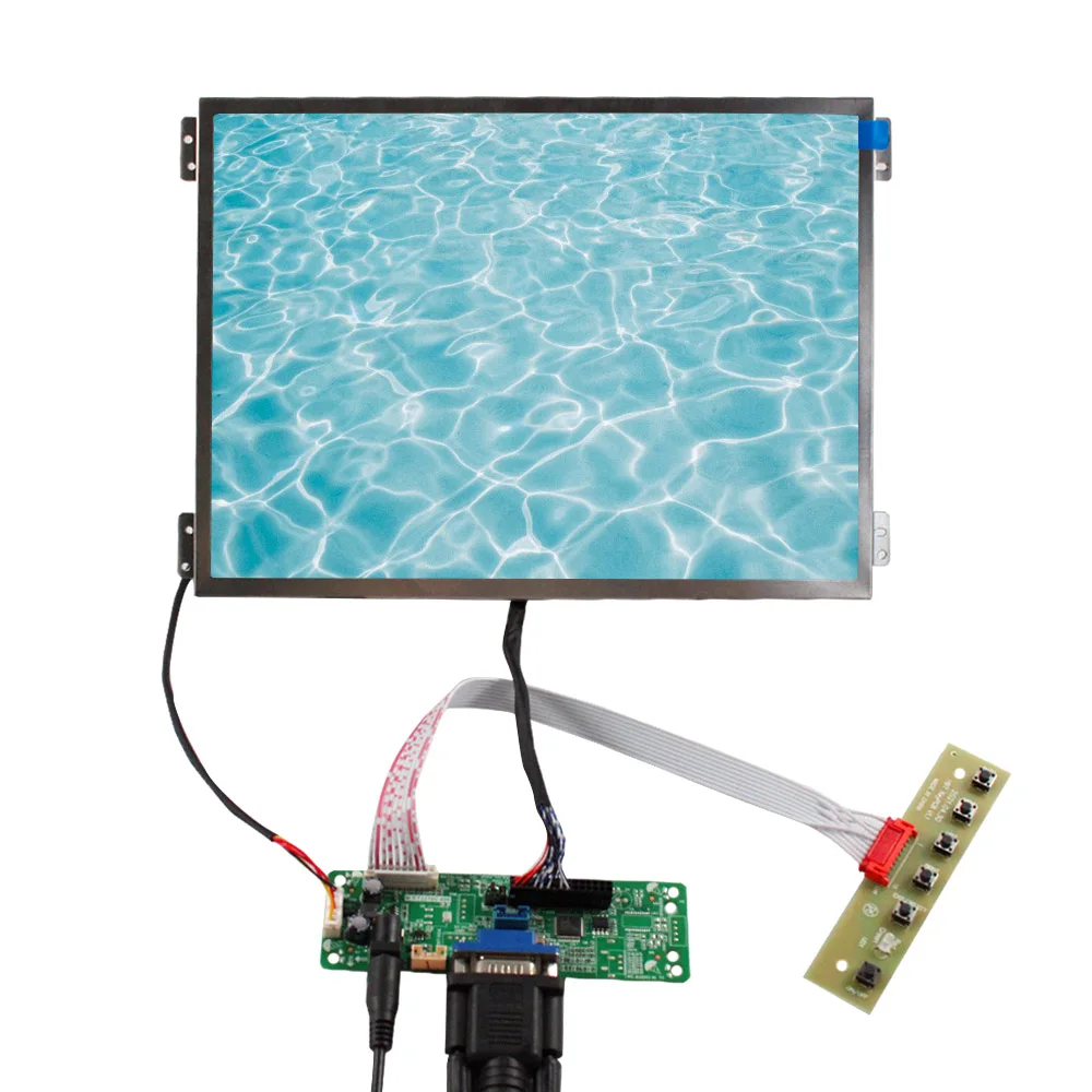 

10,4 zoll 1024x768 1000nit IPS 4:3 Wall-mounted LCD Screen and VGA Board 30pin