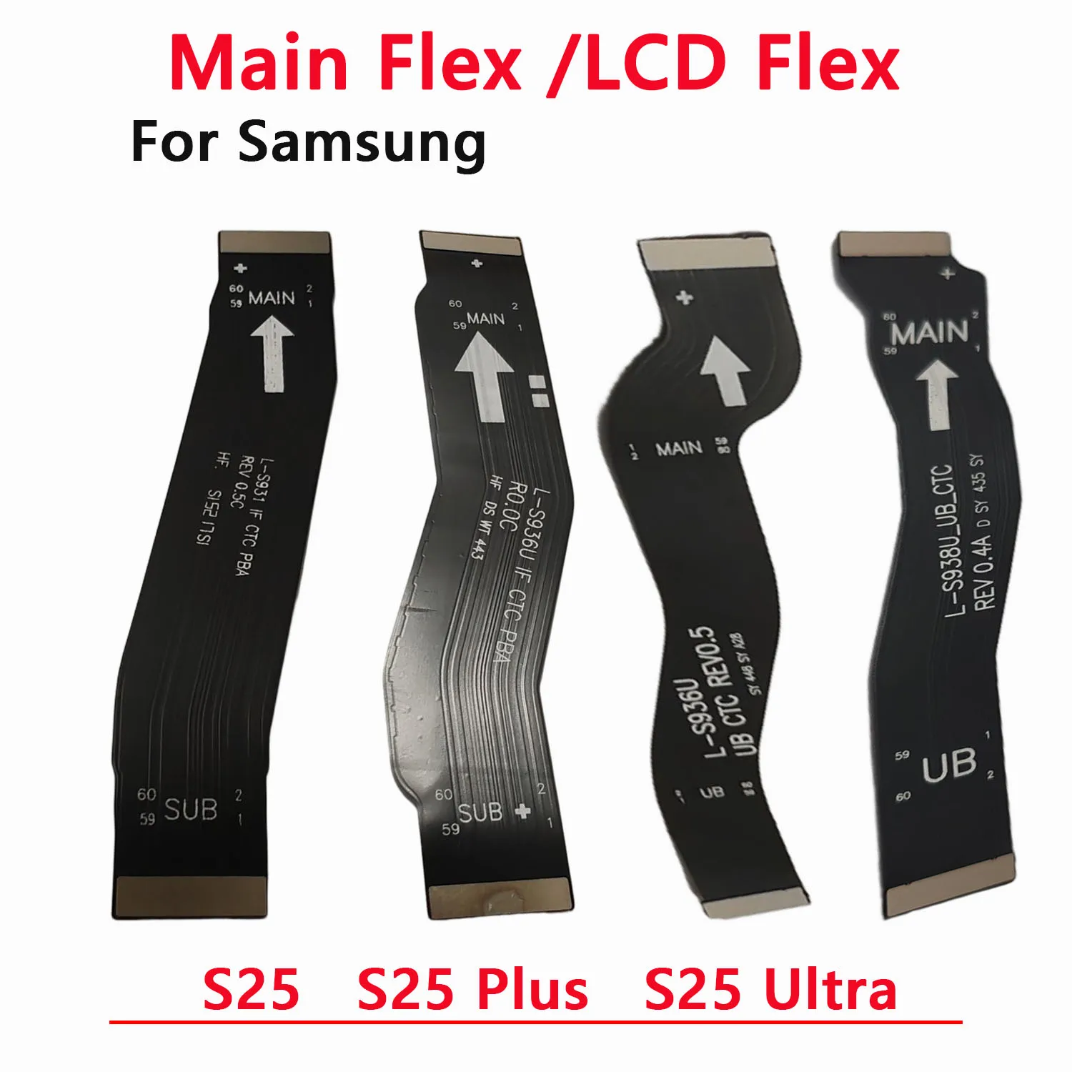 

New Main Board Motherboard Connector LCD Flex Cable For Samsung Galaxy S25 S25 Plus S25Ultra S938 S931 S936 S25+