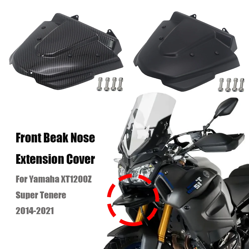 

Carbon Fiber Front Beak Nose Extension Cover Wheel Fender For Yamaha Fit XT1200Z XT 1200 Z Super Tenere 2014-2021 2020 2019 2018