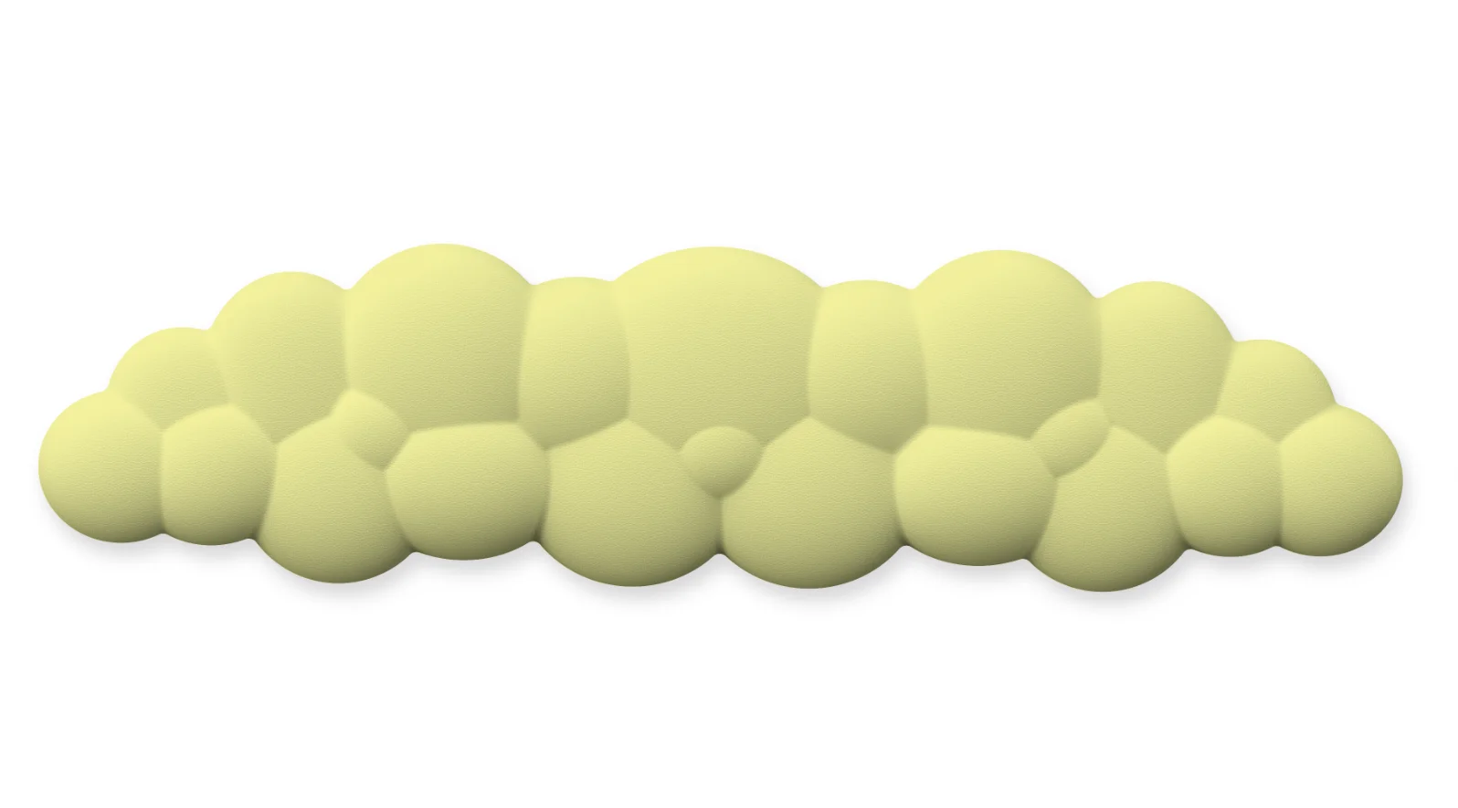 Poggiapolsi per tastiera morbida Nuvola Tappetino da scrivania in gomma antiscivolo Tappetino per mouse ergonomico Tappetino per mouse da ufficio Accessori di supporto per polsino