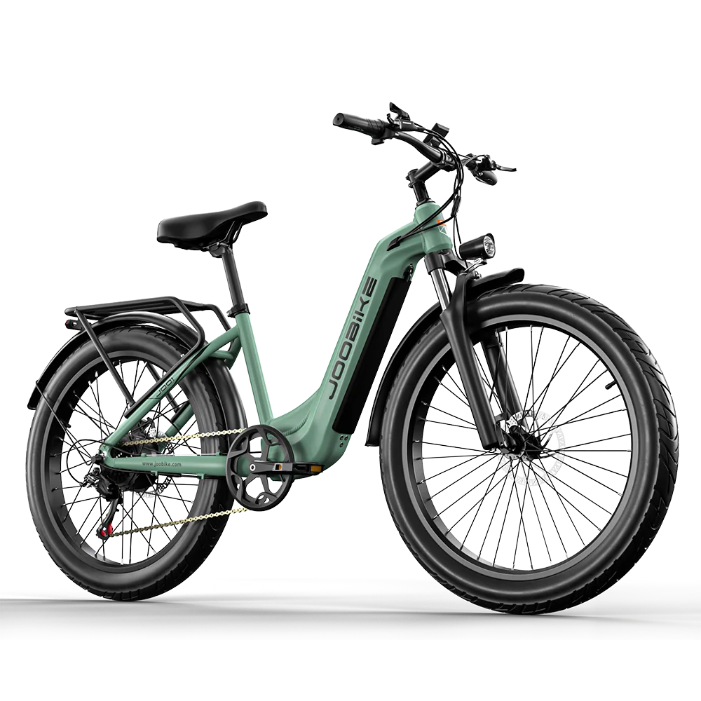 JOOBIKE JOO1 elektrische fiets voor volwassenen, elektrische all-terrain fiets voor heren, 1000W, 48V17.5AH accu, 26-inch banden.