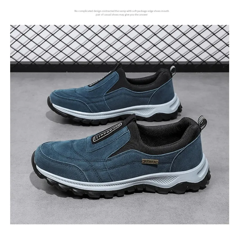 

Outdoor Comprehensive Training Shoes Non-slip Walking Sports Shoes Casual Men's Shoes Breathable Suede Leather