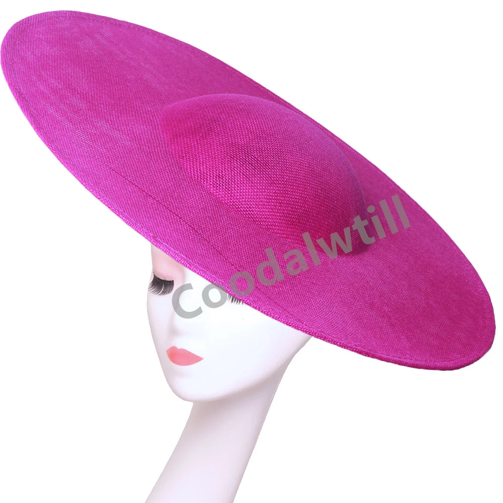 

40CM Top Big Fascinator Base For Women Royal Ascot Fascinator Hats DIY Hair Accessories Ladies Royal Ascot Chapeau Cap Craft