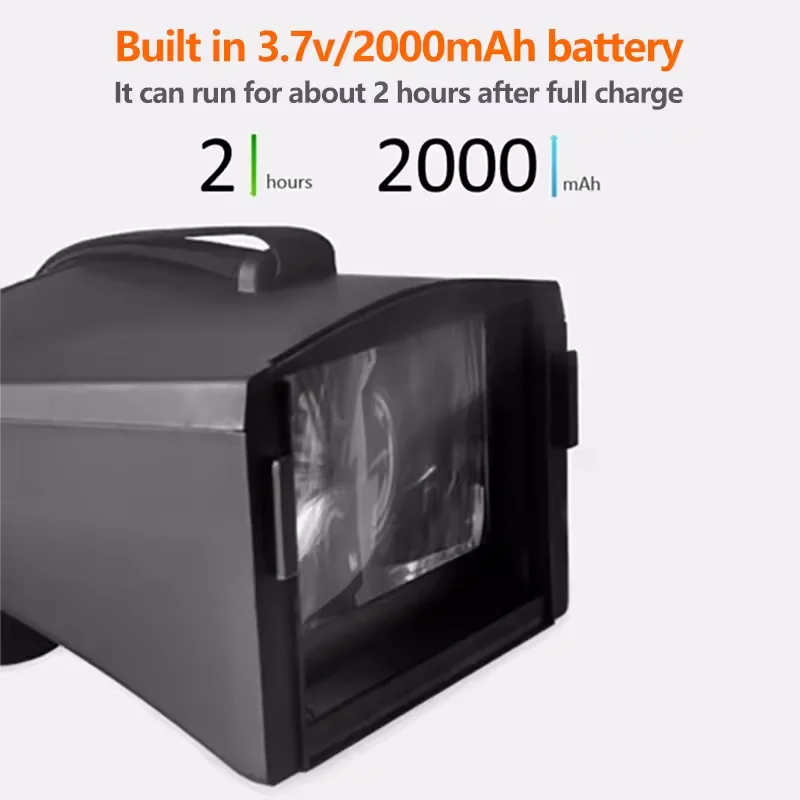 

5.8G FPV Video Glasses LS-800D 5-inch LCD Display Built-in Battery with Built-in Video Recording