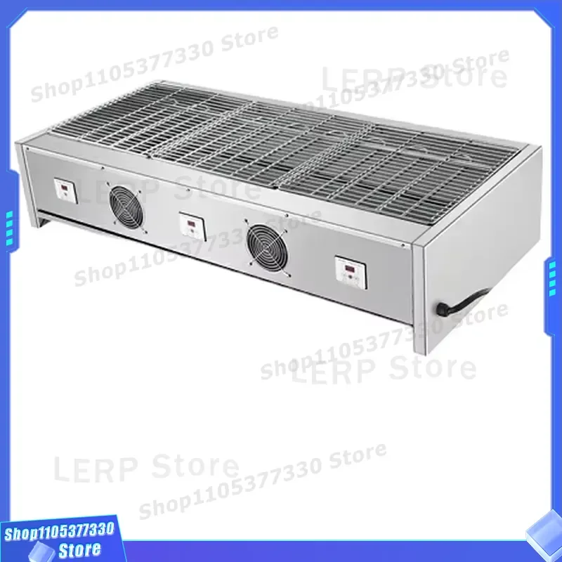 Commercial Electric Grill Stainless Steel Smokeless BBQ Machine For Restaurant Food Stall Professional Indoor Cooking Device