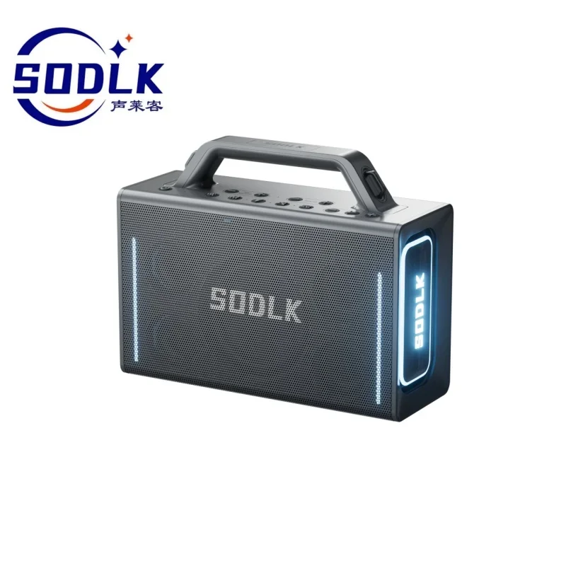 SODLK S1116 200W Wireless Bluetooth-Compatiable Speaker Deep Bass Soul Leader Home Karaoke Sound Box Power Bank Function