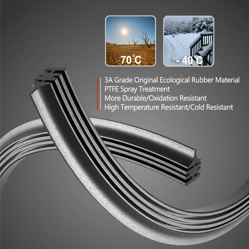 ممسحة لـ BYD Song Pro 2019-2024 2020 2021 2022 2023 RHD LHD ممسحة أمامية شفرات الزجاج الأمامي فرشاة نافذة الزجاج الأمامي 24 "+16"