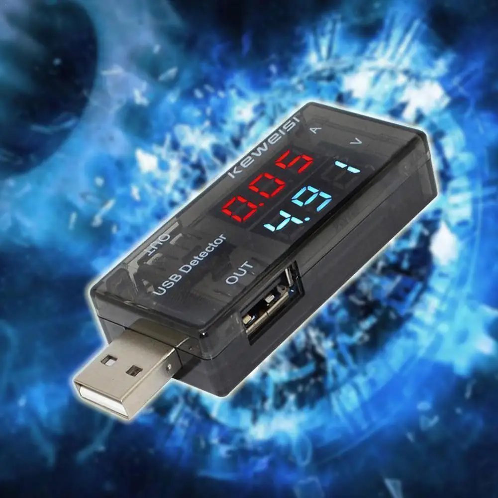

Dual Out USB Power Meter Testers Mobile Power Charging Voltage Current Voltmeter Amp Volt Ammeter USB Charger Indicator