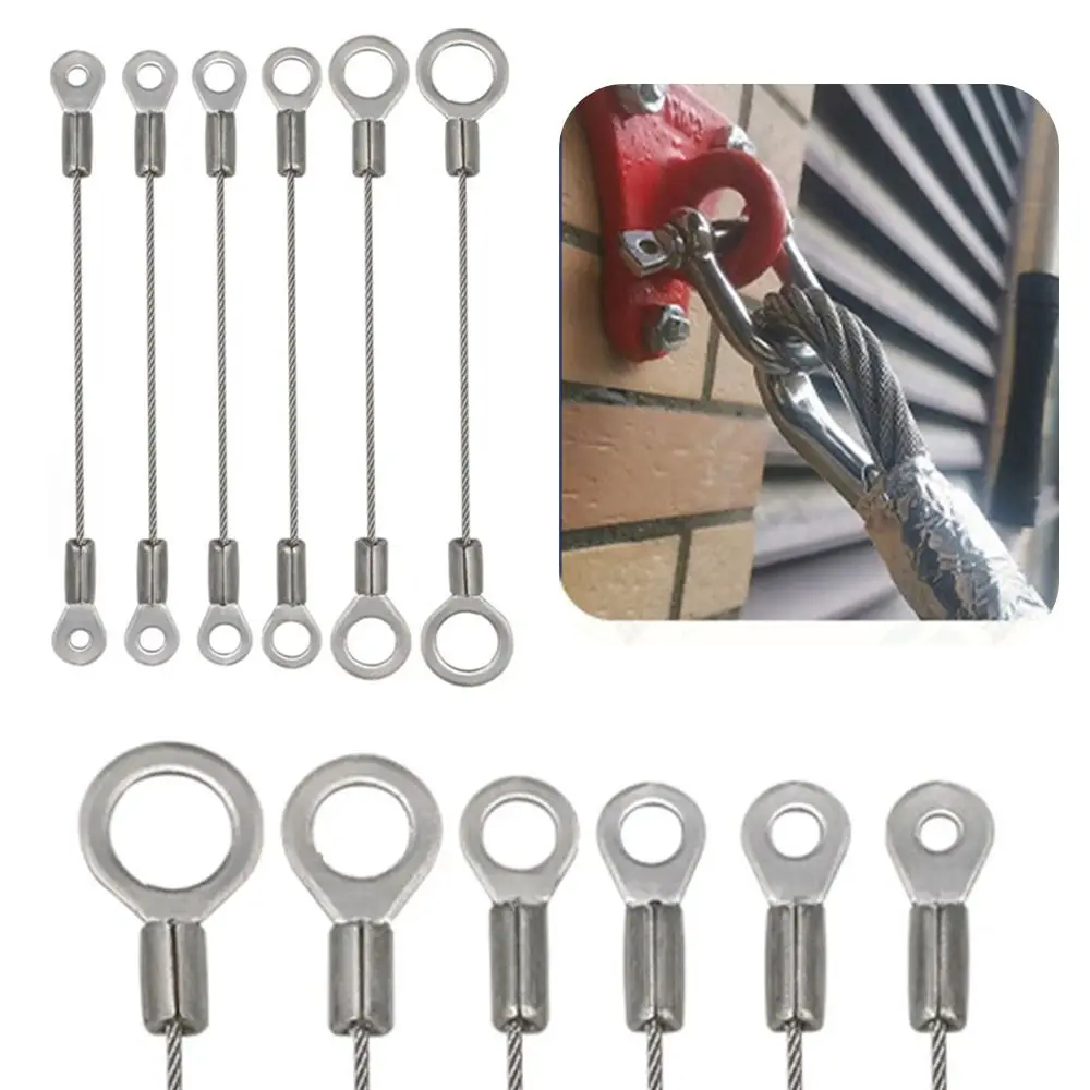 New Stainless Steel Wire Rope M3-M10 Screw Fixing Hole Panel Light Rope Lighting Hanging Wire