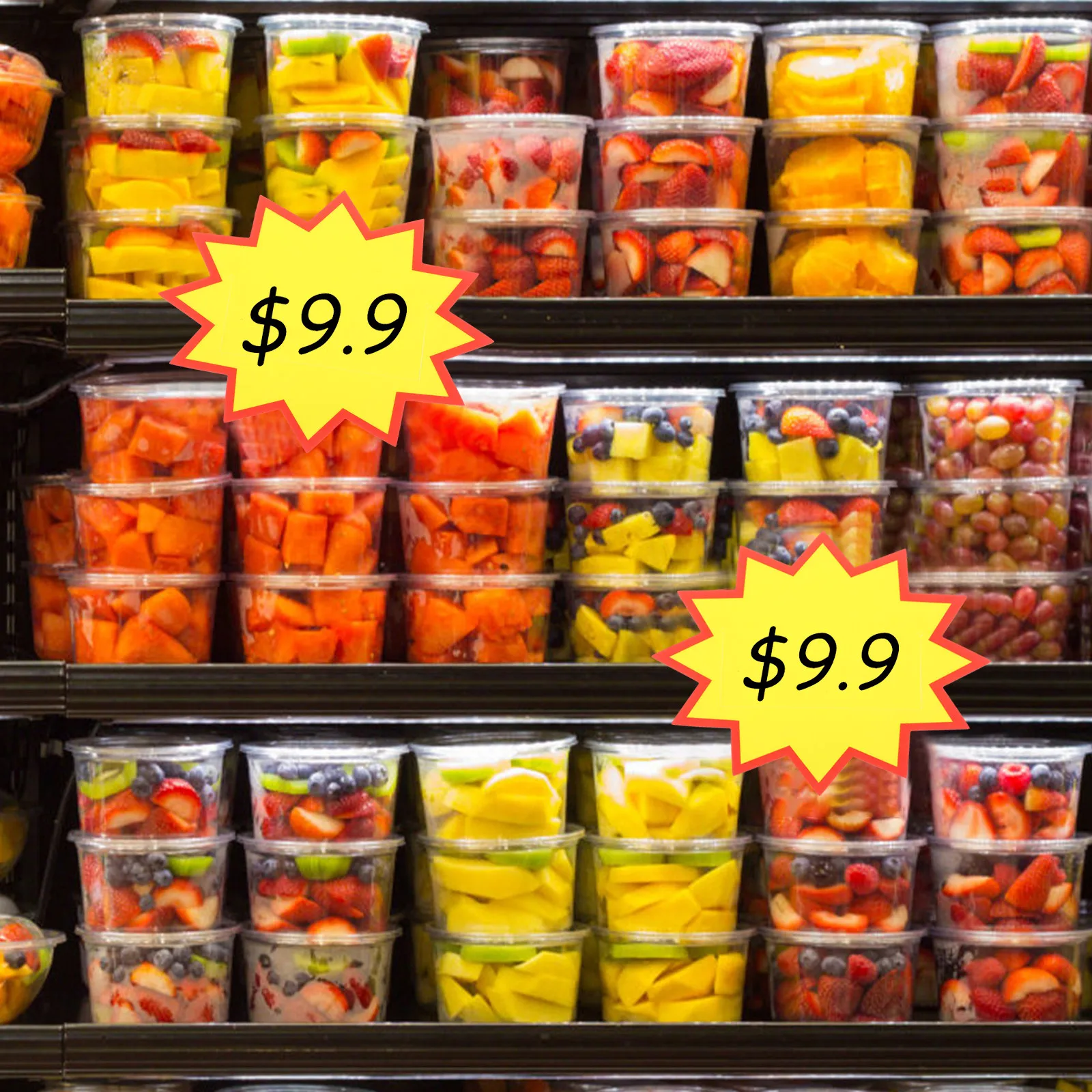 

10 шт. пустых ценников для розничных магазинов, яркие клейкие этикетки для полок супермаркетов, рекламные таблички для демонстрации товаров