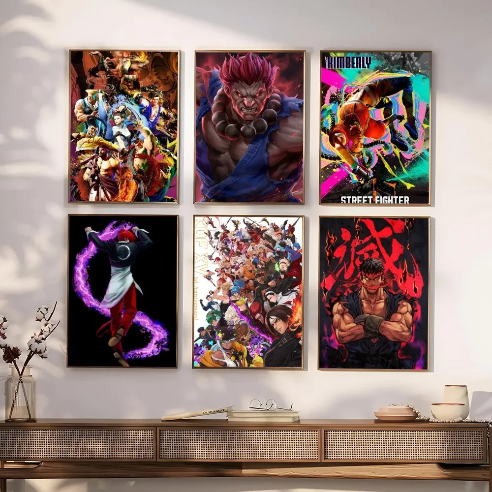 T-the King Of Fighters Poster Paper Print Home Living Room Bedroom Entrance Bar Restaurant Cafe Art Painting Decoration