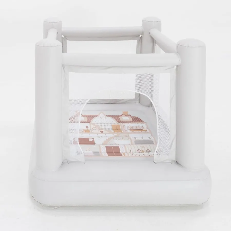 

Мини-кукольный домик, надувной домик, домашний прыгающий домик для малышей и детей от 3 до 6 лет, компактный надувной замок, простая установка и S