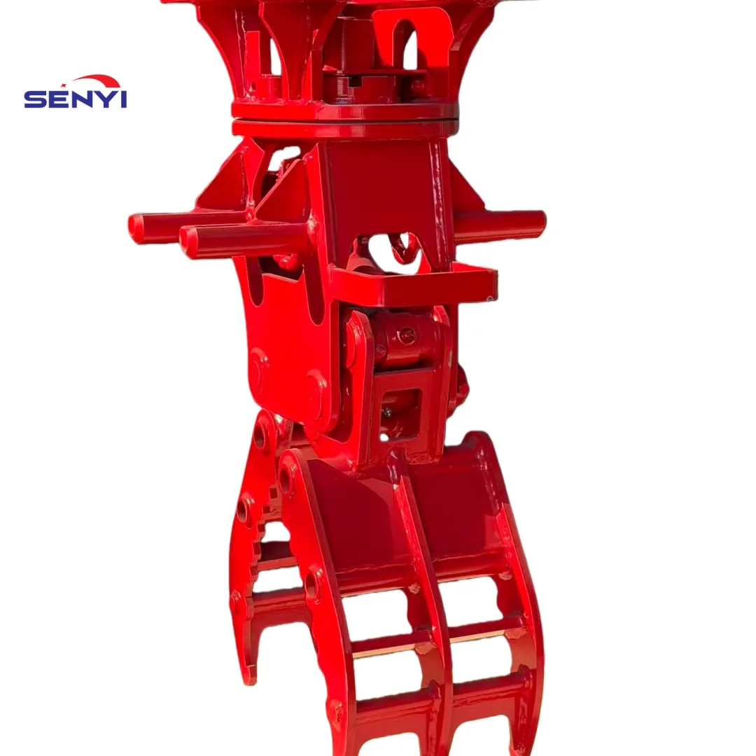 

Hydraulic Single Cylinder Log Wood Timber Grapple Excavator Attachments