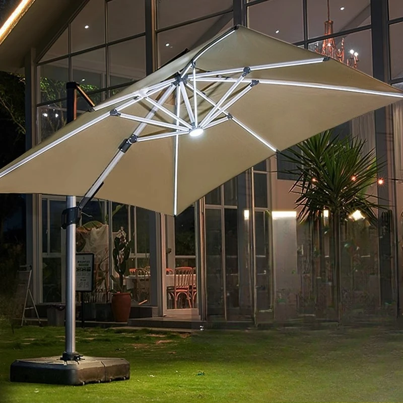 

Outdoor Parasol Rainproof UV Protection Outdoor Beach Swimming Pool Roman Umbrella Garden Outdoor Large Sun Umbrella