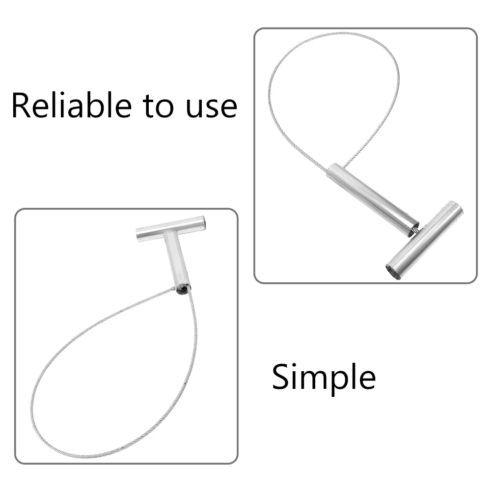 

2 Pcs Quality Steel Pig Holder Snare Tools Farm Catching Systems for Livestock Management