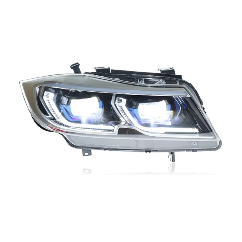 

For 05-12 BMW 3 Series E90 headlight led angel eye assembly 325 turn signal LED upgrade xenon headlights
