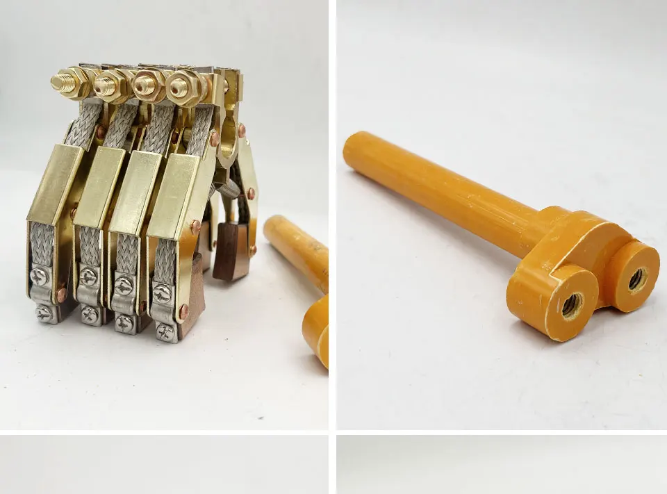 Jumpasit 4 Stück 10 x 25 Kupfer-Kohlebürstenhalter, Fischgrätenhalter, Montage 220 V – Detail 4