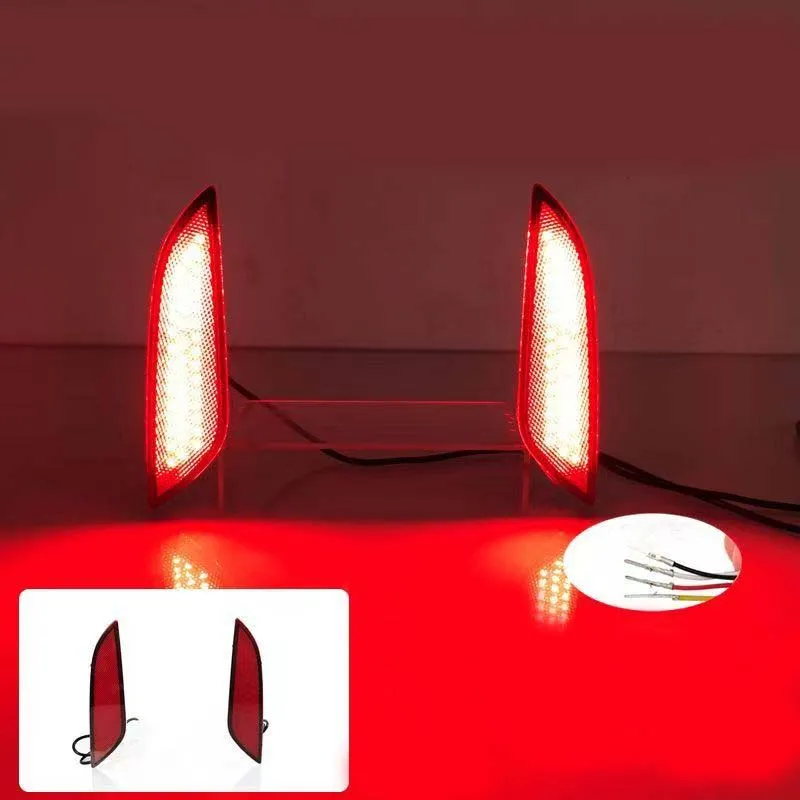 Rear Bumper LED Tail Light Streamer Dynamic Brake Light Modified Decor Lamp For Hyundai Sonata 9 2018-2019 Upgrade Parts