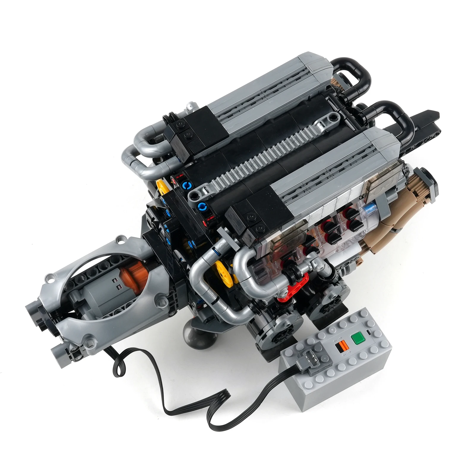 

Mechanical Engine Model Building Blocks With Motor Driven 10235/10227 Boys Assembled Collectible Ornament Toys Moc Bricks Gifts