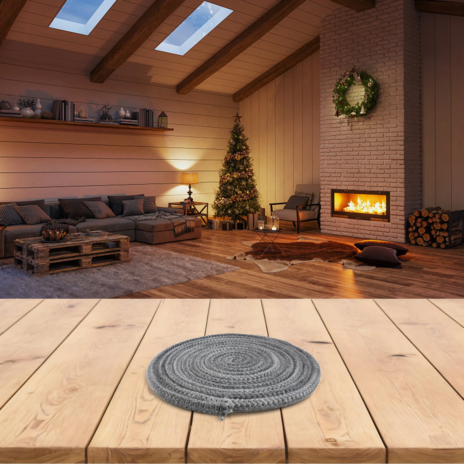 

Fireplaces Chimneys Industrial Oven For Boiler And Wood Burning Stove Doors Seal Fiberglass Rope 10mm X 4m Black