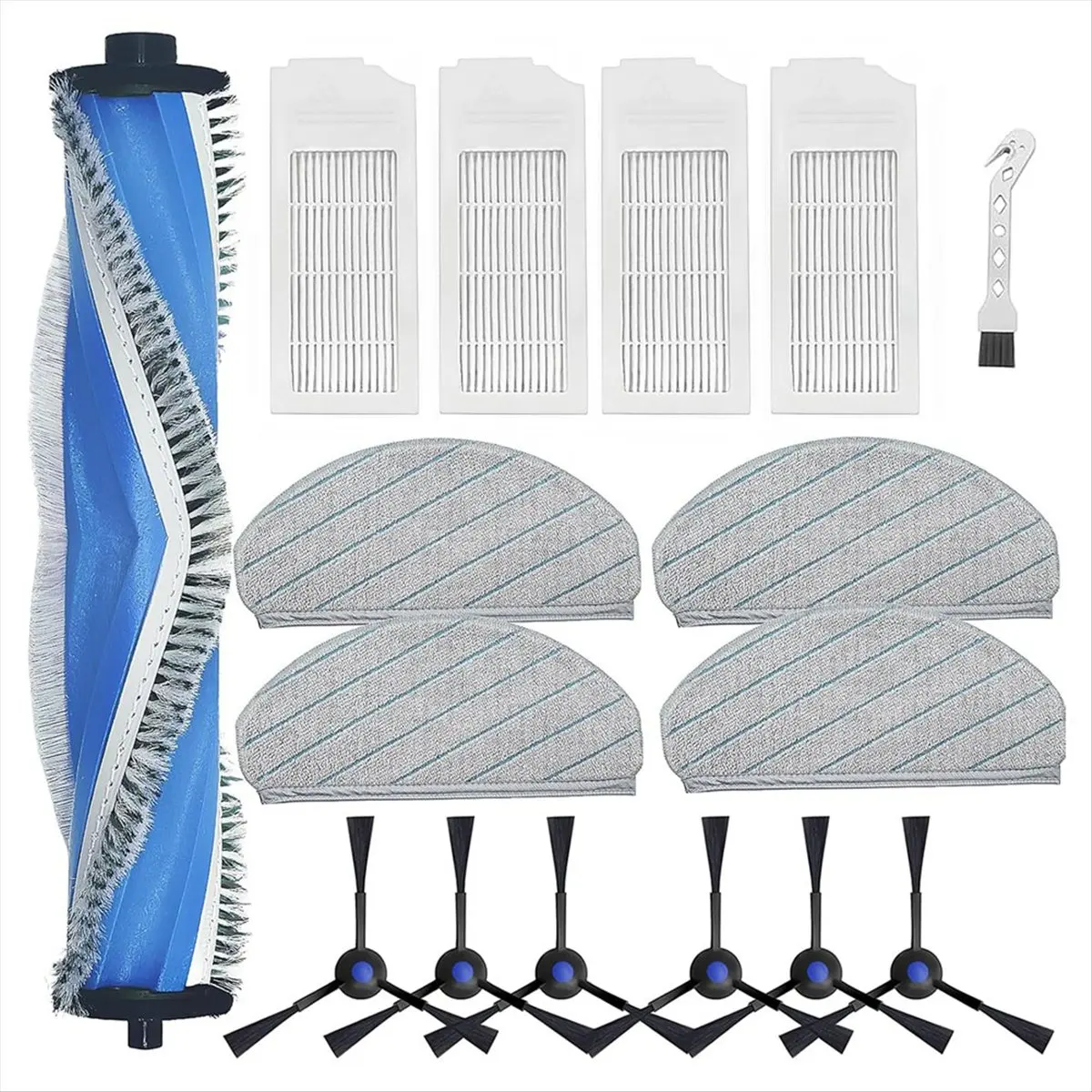 

A63E NEW-для робота-пылесоса N20 Plus, N20, N20, основная боковая щетка Hepa-фильтр, аксессуары для швабры