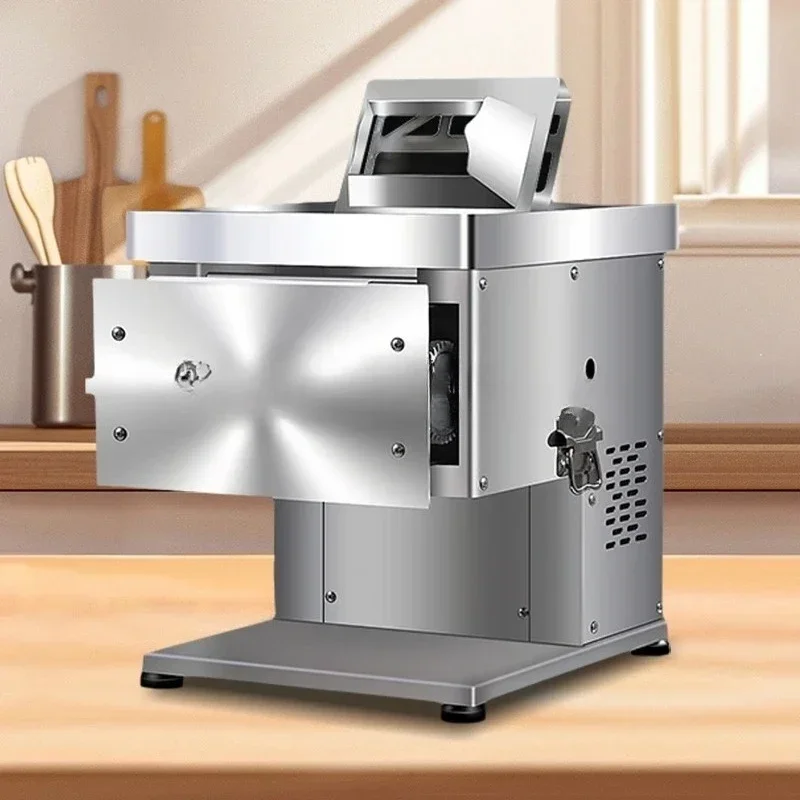 

850W 220V Commercial Auto Meat Slicer Cutter Grinder Stainless Steel Electric mini Food Processor Multifunctional For Kitchen