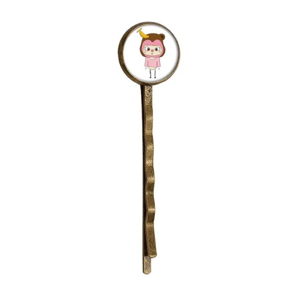 

Animal Monkey Nature Naughty UU Retro Metal Hair Bobby Pin Headwear