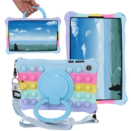 Funda para niños para Lenovo Tab M10 3. a generación TB328FU Plus 10,6 TB125FU M11 TB330FU funda para tableta Xiaoxin pad 11 360 soporte giratorio Fundas