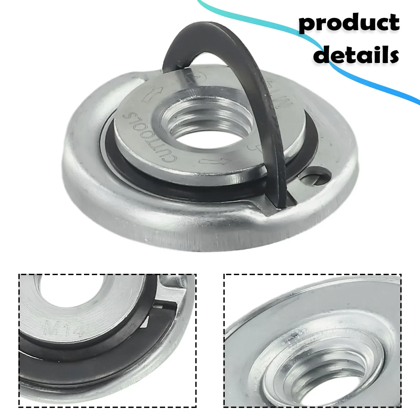 Angle Grinder Quick Change Flange Lock Nut Quick-lock Flanges For Mitchworth FIXTEC Grinder Quick Change Nut Spindle Thread