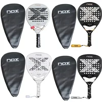 NOX Top 1 High Quality, Professional Padel Tennis Racket, Soft Face, Carbon Fiber, Lightweight, Fashionable EVA Sport Racquet