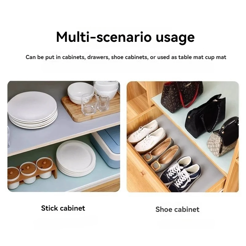 وسادة درج خزانة ورقية سميكة مقاومة للرطوبة، مقاومة للماء والزيت، خزانة المطبخ كونترتوب خزانة خذاء P