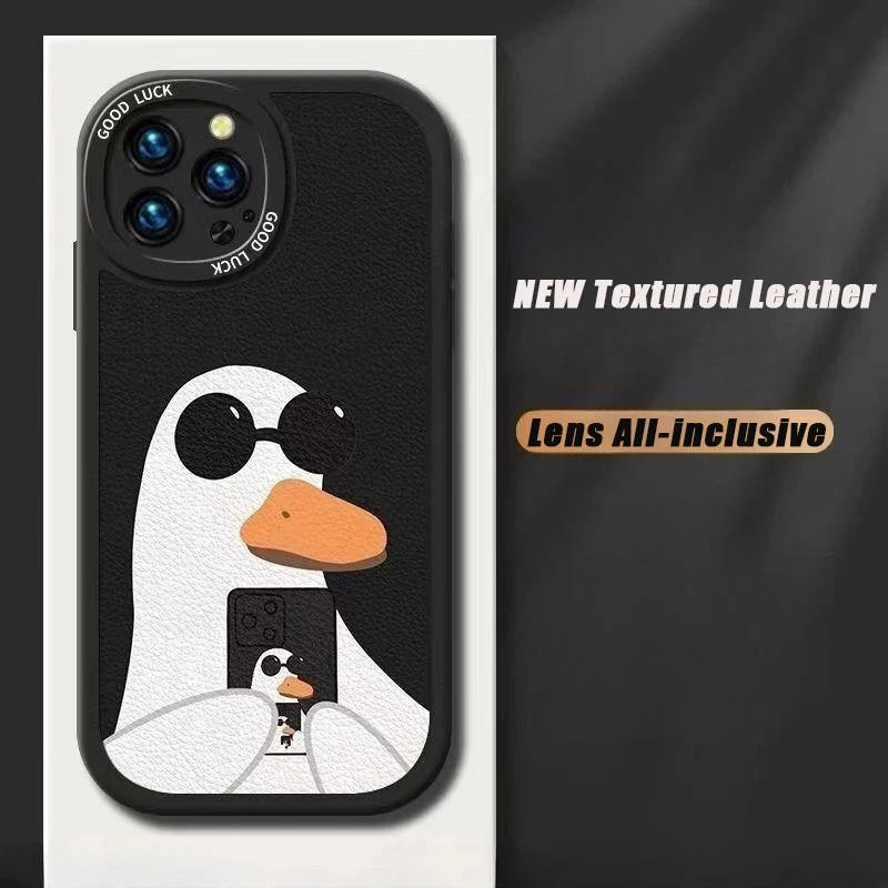 Coque de téléphone antichoc Big Goose Cartoon Cool, coque souple pour iPhone 6, 6S, 7, 8, 11, 12, 13, 14, 15 Plus, Mini Pro, Max, X, Poly, XS Max