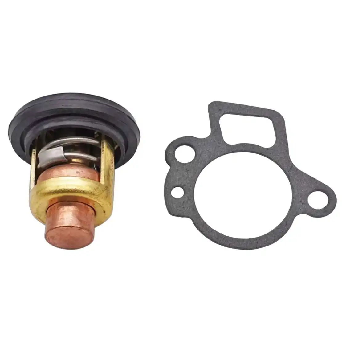 Thermostat With Gasket 66M-12411-00 Fit For Mercury 825212 825212001 855676003 Honda 19300-ZW9-003 Yamaha 6AH-13411 image 3