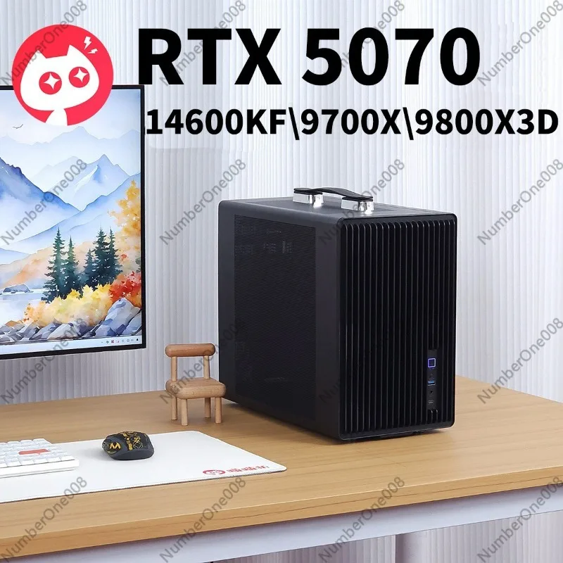 

Высокопроизводительный настольный компьютер для игр в 4K, компактный портативный корпус, без RGB-подсветки