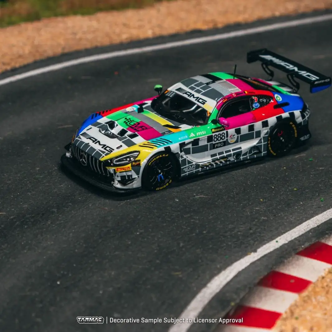 Tarmac Works1:64 Mercedes AMG GT3 Bathurst 12h 2025 Racing Alloy Car Model
