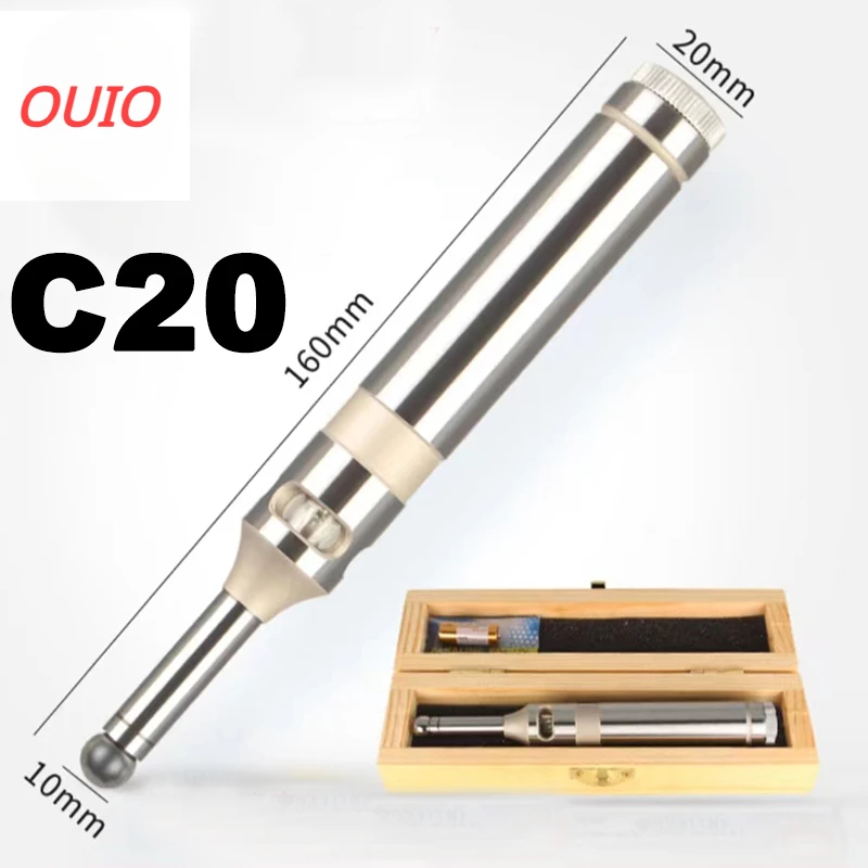 OUIO C16 C20 C32 Photoelectric edge Center Finder Touch Point Sensor CNC Machine Precision LED Sound Optical Edge Finder Touch