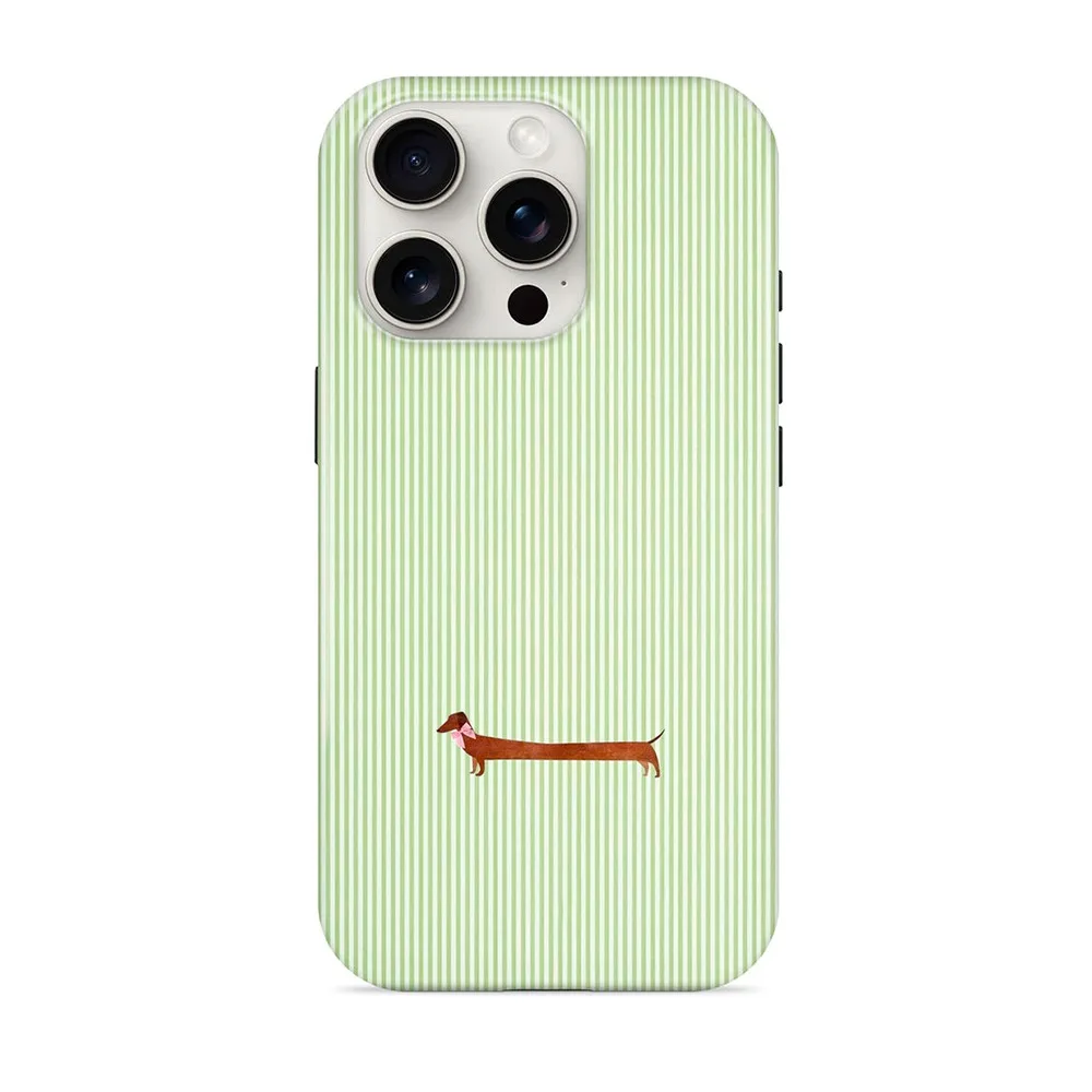 Teckel Love Phone Case for iPhone 17 16e 16 15 14 13 12 11 X XS XR XSMAX 7 8 Air Pro Max Plus Luxury Double-layer Back Cover