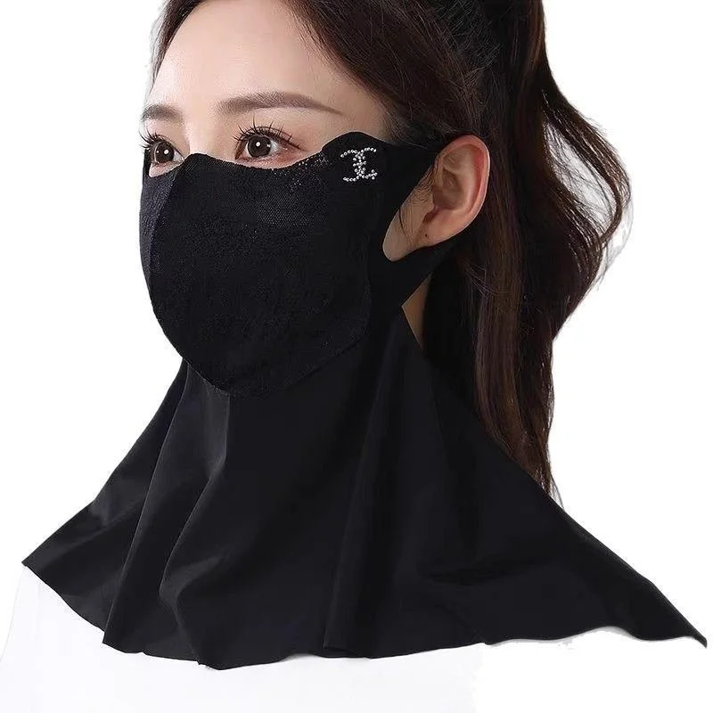 

N1211 Cross-Border New Life Lace Sunscreen Long Neck Mask Decorative Medical Environment Suitable Normal Specification China
